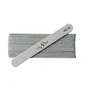 Cre8tion Nail File Wood - Zebra Grit - 100/180