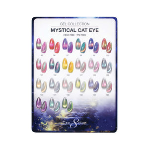 Cre8tion Counter Display Color Chart - Cat Eye Mystical 21 colors (95-103 & 127-138)
