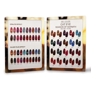 Cre8tion Acrylic Booklet - Cat Eye Season of Warmth 20 Colors
