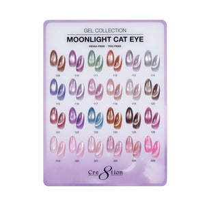 Cre8tion Counter Display Color Chart - Cat Eye Moonlight 18 colors (109-126)