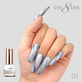 How to Do Marble Nails with Marble Effect Gel in 6 Steps