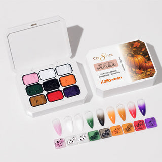Halloween Nail Colors: Cream, Cat Eye or Glow?
