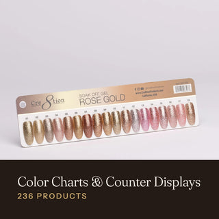 Cre8tion Color Charts and Counter Displays collection