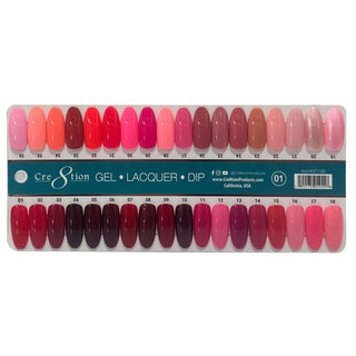 Cre8tion Color Chart - Matching 3 in 1 - 324 colors - Pick 1