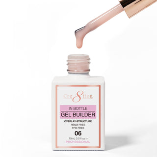 Cre8tion Gel Collection - Overlay/ Brush on Builder 0.5oz 06 Chai in Silk Sheets