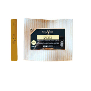 Cre8tion Nail File JUMBO Gold 80/80