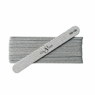 Cre8tion Nail File Wood - Zebra Grit - 100/180