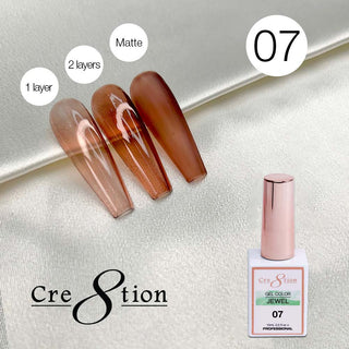 Cre8tion Soak Off Gel 0.5oz G07 - Jewel Collection