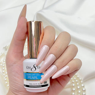 Cre8tion Pearl Gel 0.5oz - Full Set 18 colors w/ 1 Calendar Display