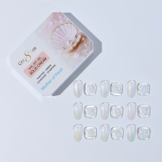 Cre8tion Nail Art Gel - Solid Cream Collection - Mother of Pearl Collection
