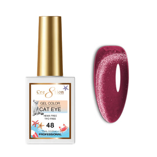 Cre8tion Cat Eye Soak Off Gel 0.5oz 48