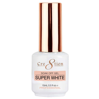 Cre8tion Soak Off Gel - Super White