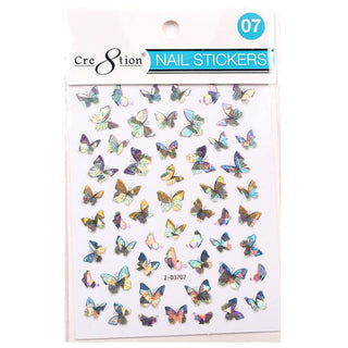 Cre8tion Nail Art Sticker Butterfly (42 Styles)