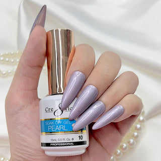 Cre8tion Pearl Gel 0.5oz - Full Set 18 colors w/ 1 Calendar Display