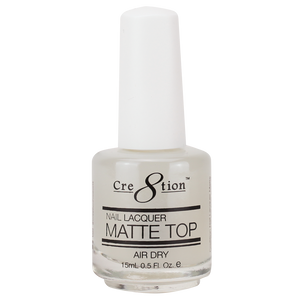 Cre8tion Lacquer Matte Top Coat 0.5oz