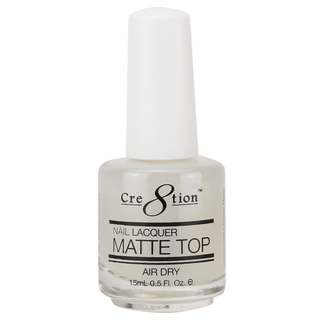 Cre8tion Lacquer Matte Top Coat 0.5oz