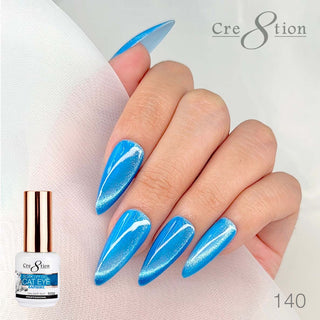 Cre8tion Sapphire Cat Eye Gel 0.5oz 140