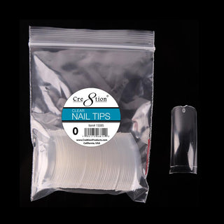 Cre8tion False Tip- Clear 50 pcs/bag