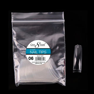 Cre8tion False Tip- Clear 50 pcs/bag