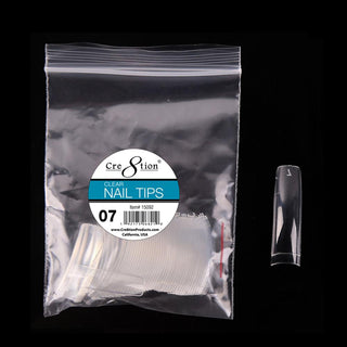 Cre8tion False Tip- Clear 50 pcs/bag