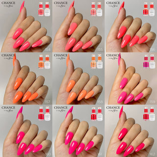 Chance Matching Duo 0.5oz - 36 Colors #145 - #180 - It’s Summer Time Collection w/ 2 set Color Chart