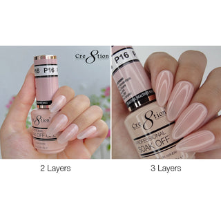 Cre8tion Gel - French Collection 0.5oz - P16 Pink