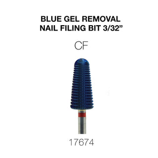 Cre8tion Blue Gel Removal Nail Filing Bit 3/32"