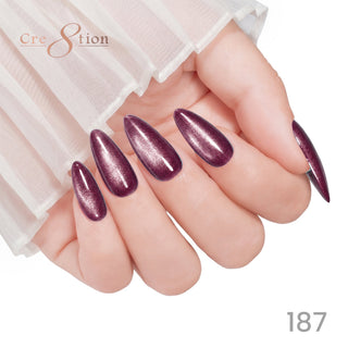 Cre8tion Cat Eye Soak Off Gel 0.5oz 187