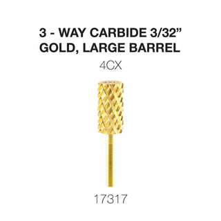 Cre8tion 3-Way Carbide Gold, Large Barrel 3/32"