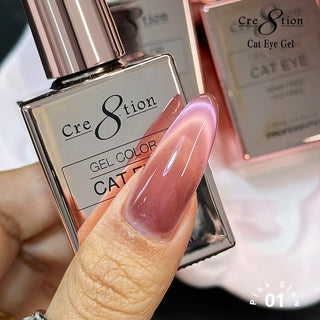 Cre8tion Cat Eye Pink Glow Kit - 6 Colors