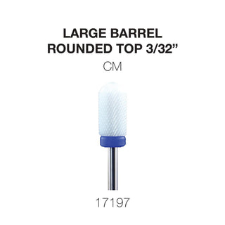 Cre8tion Ceramic Large Barrel - Rounded Top 3/32"