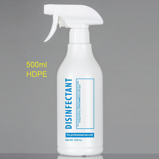 Cre8tion Empty Plastic White Bottle with Trigger Sprayer 500 ml/16.9 oz