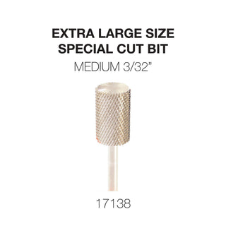 Cre8tion Extra Large Size - Special Cut Bit 3/32" Silver