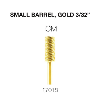 Cre8tion Carbide Small Barrel, Gold 3/32"