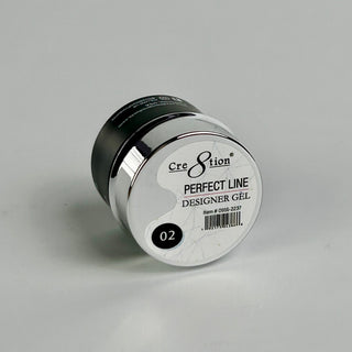 Cre8tion Perfect Line/ Spider Design Gel 0.26oz - 02 Black