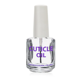 Cre8tion Empty Glass Bottle .5oz "Cuticle Oil"