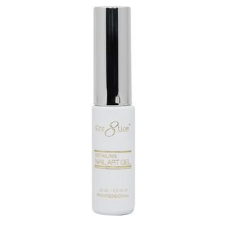 Cre8tion Detailing Nail Art Gel 0.33oz 02 White