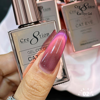 Cre8tion Cat Eye Pink Glow Kit - 6 Colors