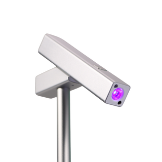 Cre8tion Portable Rechargeable 2in1 UV/LED Desk Lamp - Silver 15W