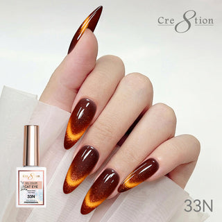 Cre8tion Cat Eye Soak Off Gel 0.5oz 33N
