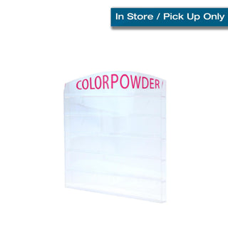 Cre8tion Acrylic Wall Mounted Rack "Color Powder" 1oz 72 pcs - NEW!