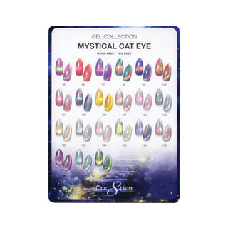 Cre8tion Counter Display Color Chart - Cat Eye Mystical 21 colors (95-103 & 127-138)