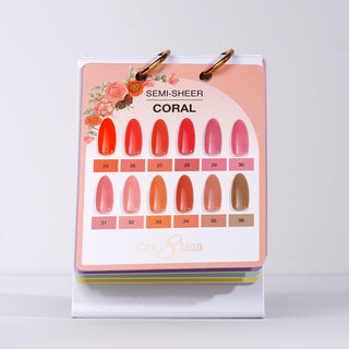 Cre8tion Calendar Display - Semi Sheer 12 Colors