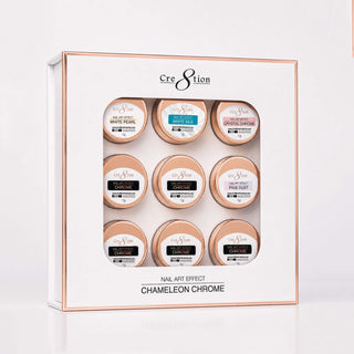 Cre8tion Nail Art Chameleon Chrome 1g Kit - 18 Colors