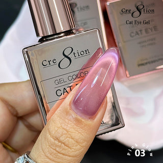 Cre8tion Cat Eye Pink Glow Kit - 6 Colors