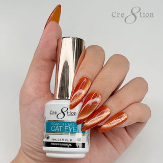 Cre8tion Cat Eye Soak Off Gel 0.5oz 46