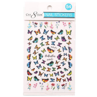 Cre8tion Nail Art Sticker Butterfly (42 Styles)