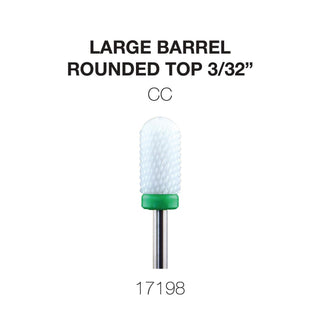 Cre8tion Ceramic Large Barrel - Rounded Top 3/32"
