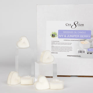 Cre8tion Massage Oil Candles - Tealight 0.5oz - Winter Holiday Scent