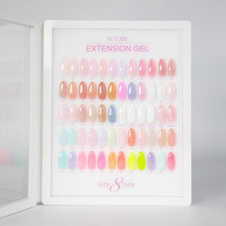 Cre8tion Poly Gel-Extension Gel In Tube 2oz - Full Set 60 colors w/ 1 Acrylic Booklet